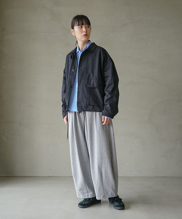 身長:164cm / カラー:15 杢グレー/着用サイズ:M