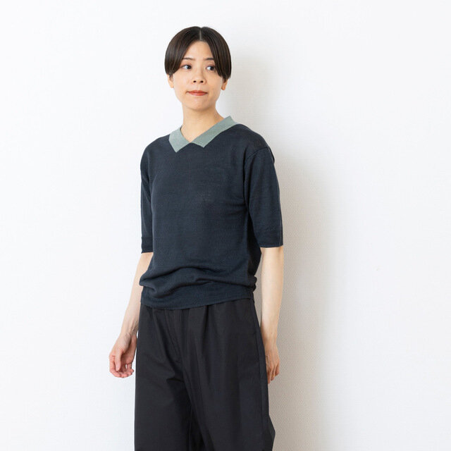 モデル168cm 着用カラー:ダークグレー×チャコールグレー