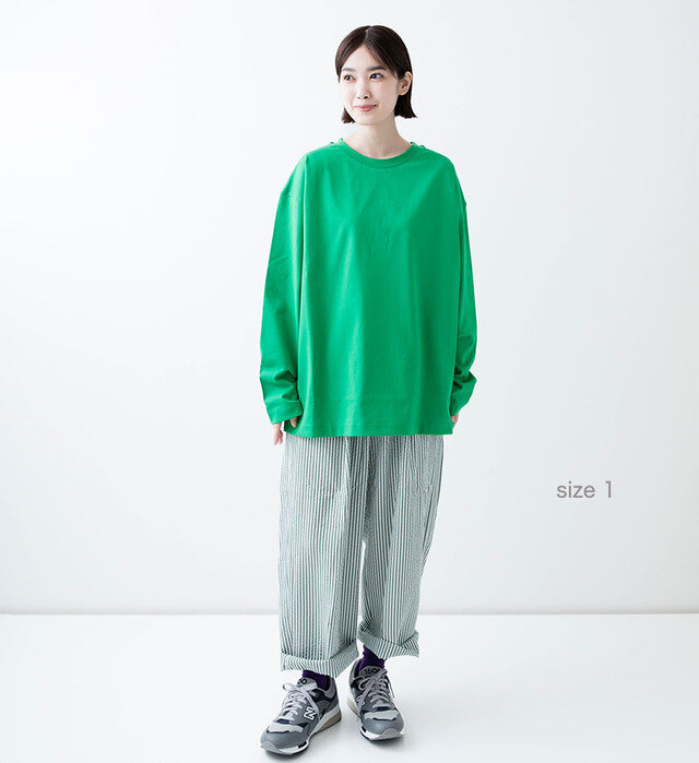 color : GREEN / size 1 ,model :162cm