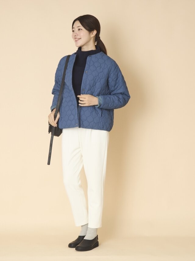 モデル身長165cm(9号体型)、ブルーグレー