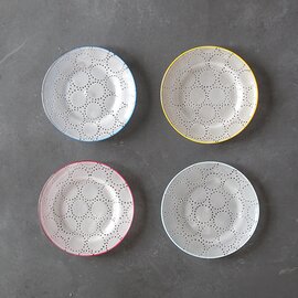 平井睦美｜Tenn/ガラスプレート（15cm）ケーキ皿　平皿