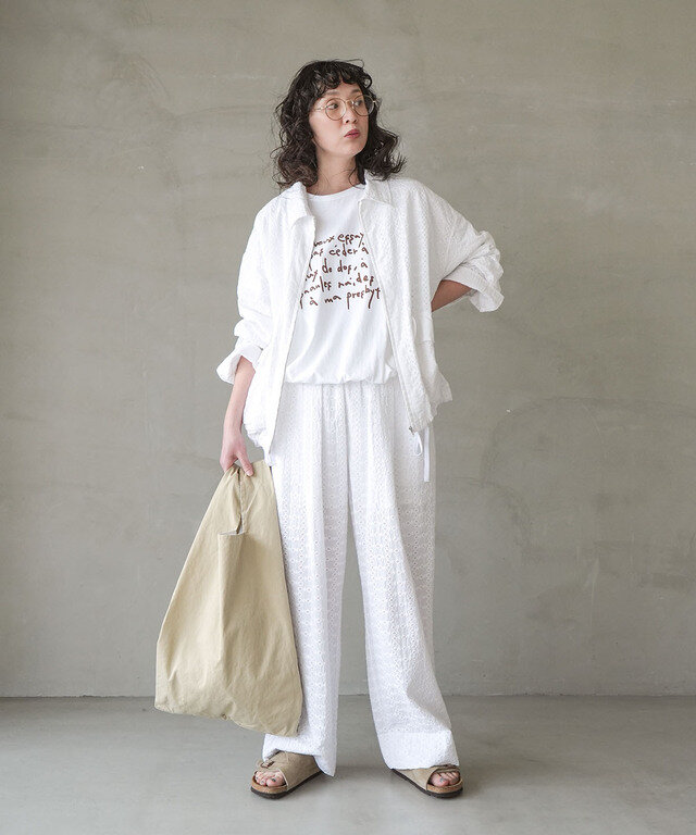 身長:165cm / カラー:10 WHITE / サイズ:F