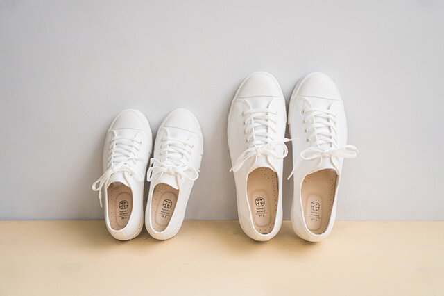 hanamikoji｜ホワイト(撥水加工）　スニーカー　靴　シューズ