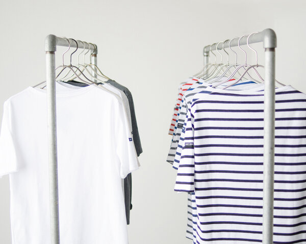 SAINT JAMES|コットンボートネックTシャツ piriac/piriac-au-ms