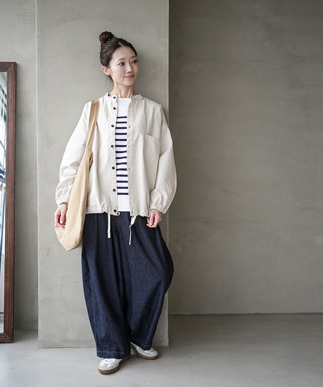 身長:164cm / カラー:02 アイボリー/着用サイズ:one size