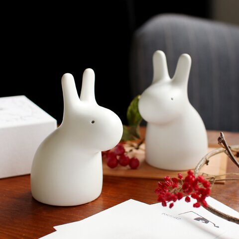 Pebble Ceramic Design Studio｜オーナメント ウサギ