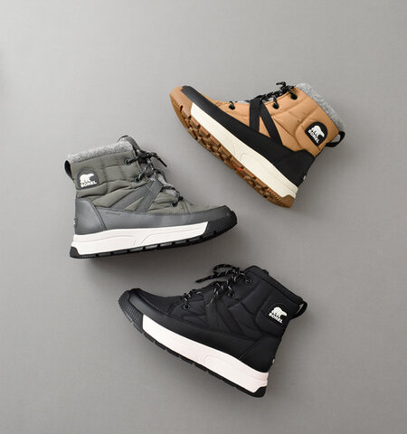 SOREL|ウィットニー3 ミッド ウォータープルーフ ショートブーツ “WHITNEY III MID WP” nl5282-nk
