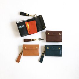 AS2OV｜アッソブ/OILED SHRINK LEATHER SHORT WALLET / 折財布