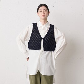 MidiUmi|2way short knit vest