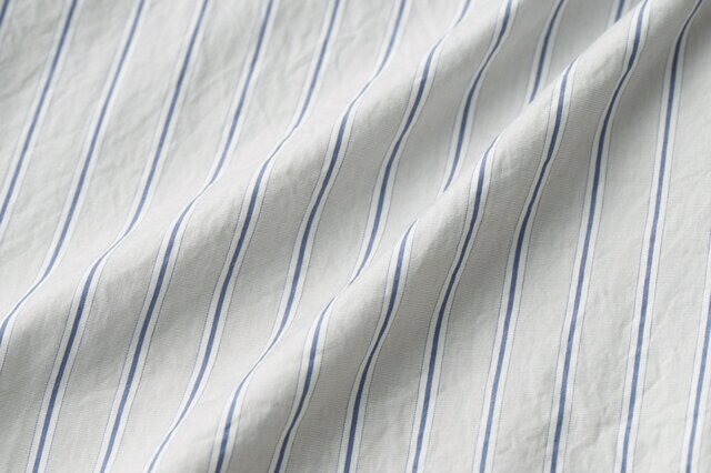 classico｜h.b スタンドカラーシャツ filroi cotton stripe【ユニセックス】