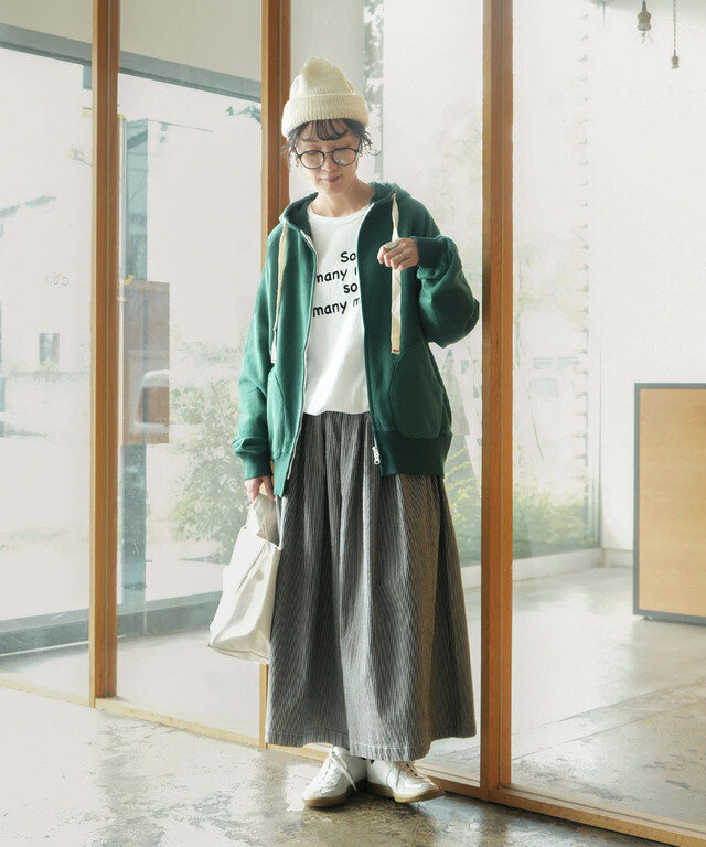 身長:165cm / カラー:506 グリーン / サイズ:2