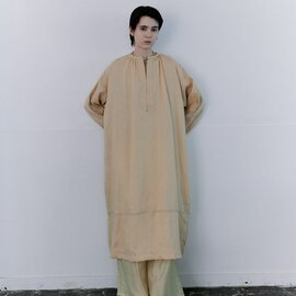 doux bleu|ステッチワーク リネンワンピース DB-2614-026