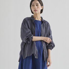 TUTIE.|シアーラミーブラウス/長袖シャツ・シアー感・透け感・麻