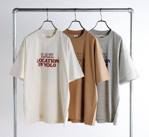 UNDYED|SALE30%OFFUNDYED STANDARD アンダイドスタンダード 30PV S/S PtTee オーガニックコットンTシャツ(C.O.W) UNS25SST001F