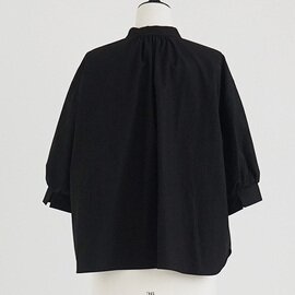 Mochi｜gather blouse (black)
