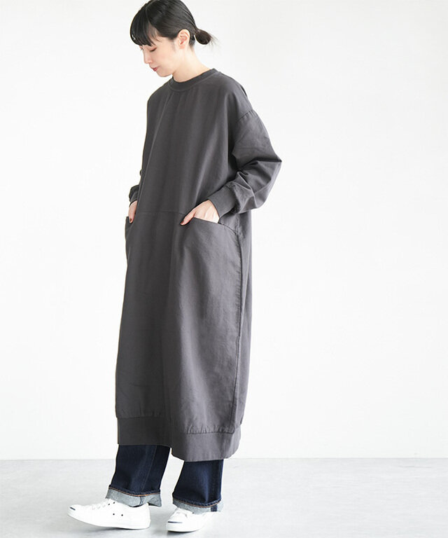 身長:165cm/カラー:04 チャコール/サイズ:onesize