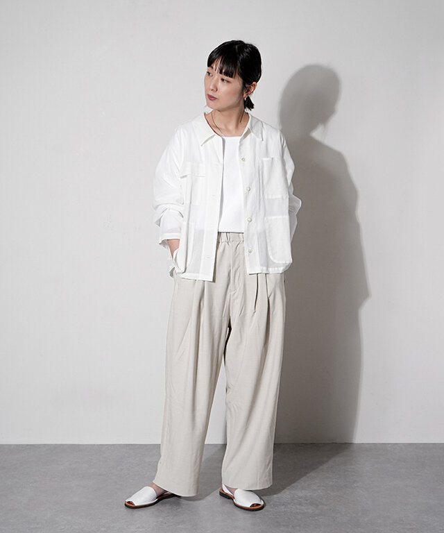 身長:165cm / カラー:901 ライトグレー / サイズ:2