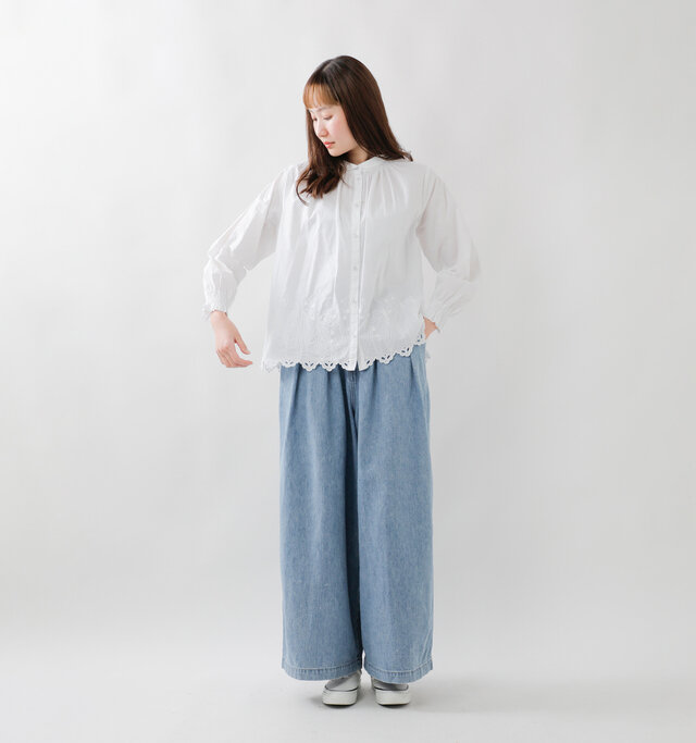 model mayuko：168cm / 55kg 
color : white / size : 01