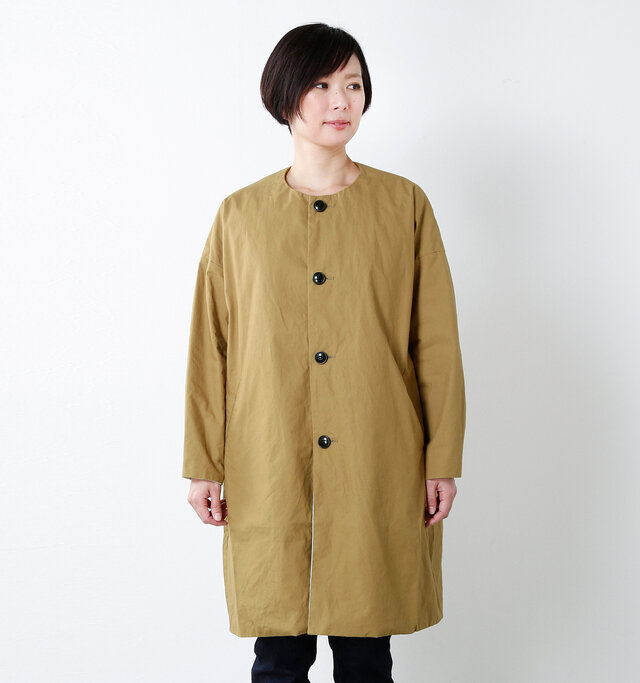 model mayu:158cm / 48kg
color : walnut / size : 0(XS)