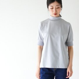 Odour｜スペインピマ ハイネック 半袖 Tシャツ OD-CT3124-4 オウダー