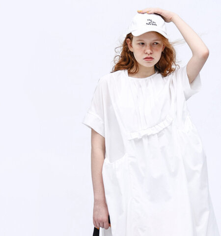 kelen|フロント タック デザイン ドレス ワンピース “SILO” lkl25hop2094-kk