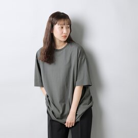 Graphpaper｜コットン ショートスリーブ オーバーサイズ Tシャツ “S/S Oversized Tee” gu241-70104b-yo