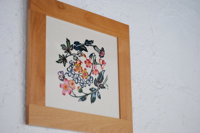 一点限定 額絵 -野花-：壁掛けタイプ