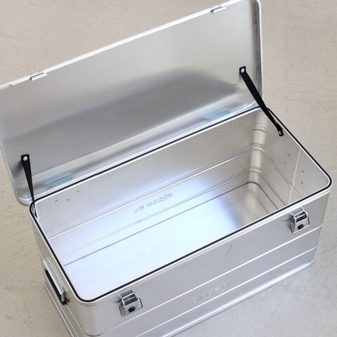 ALPOS｜ALUMINUM CONTAINER WITH LID/アルミコンテナ 収納 フタ付き
