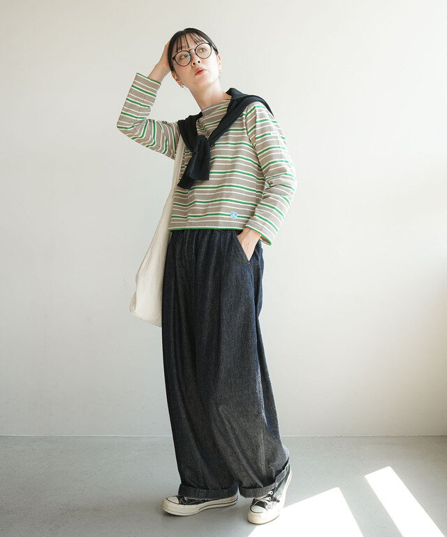 身長:165cm / カラー:BIRCH/ECRU/PICKLE / サイズ:2