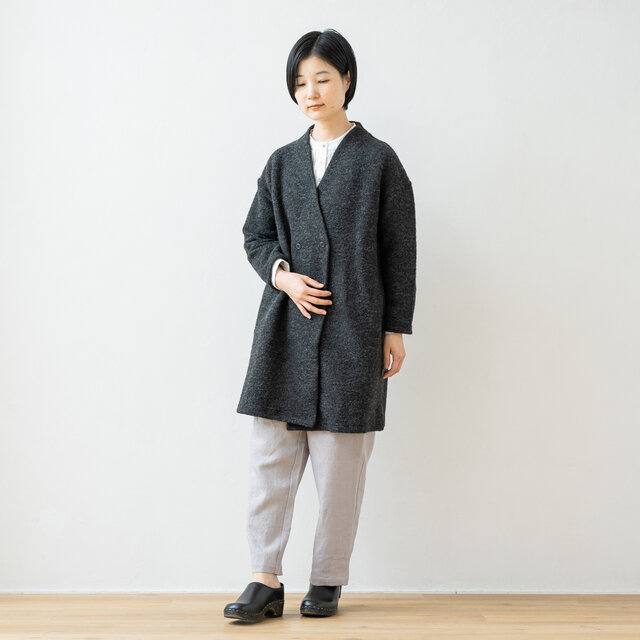 モデル身長 163cm 着用カラー チャコール