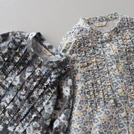 Crespi|LIBERTY コットンフランネル フリルシャツ