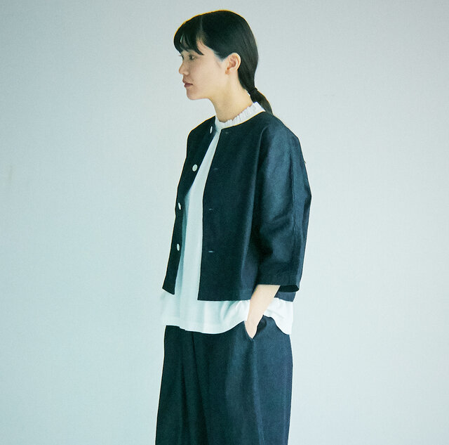 モデル165cm 着用サイズ:0(ONE WASH)