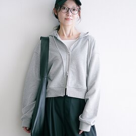 SOLAMONAT LARME|裏毛スウェットジップパーカー フーディー トップス ジャケット アウター LARM-IT-PKUG