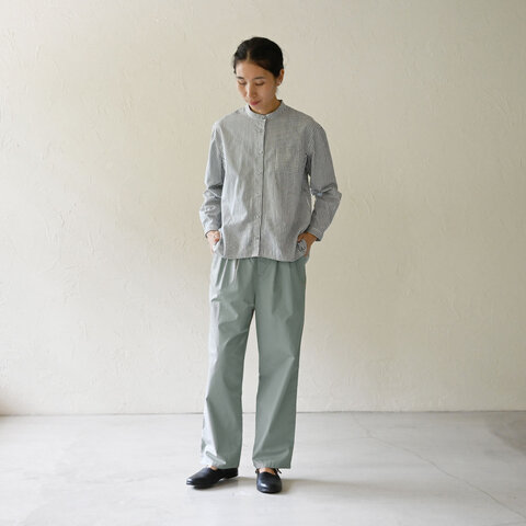 sisam|OC高密織ハンサムパンツ【オーガニックコットン】