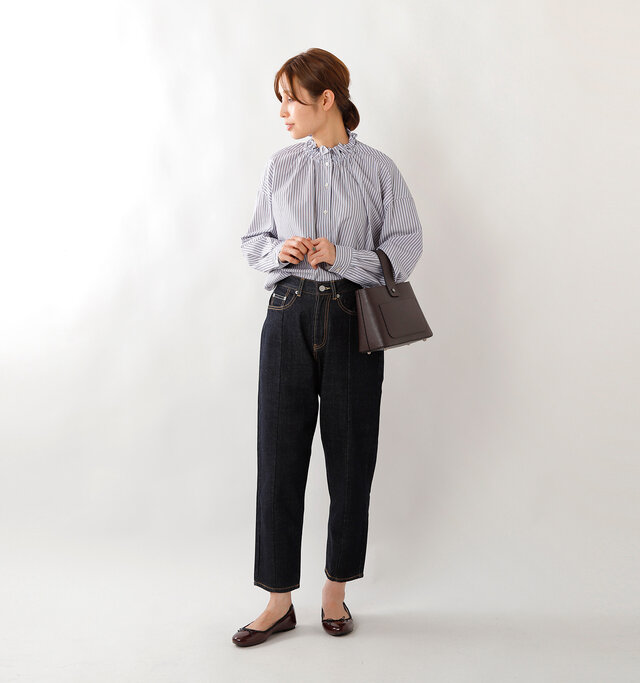 model yama:167cm / 49kg
color : one wash / size : S