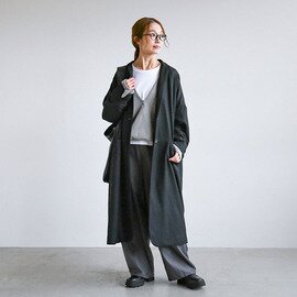 mizuiro ind｜wide tailored coat ワイドテーラードコート 4-270016
