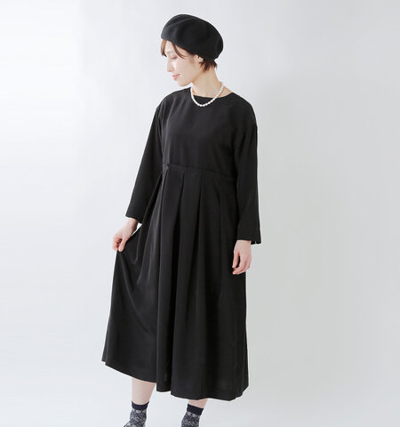【2019ss】Si-Si-Si|aranciato別注 ウエスト切替太プリーツワンピース n-2515d-fn