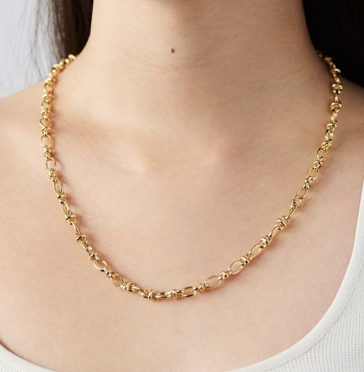 quip queint|oval chain necklace チェーンネックレス シルバー quip queint|oval chain necklace チェーンネックレス シルバー