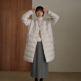 ORCIVAL|インナーダウン ラウンド ネック コート アウター ROUND NECK LONG COAT OR-A0602 DPL オーシバル オーチバル