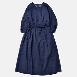 UNIVERSAL TISSU｜コットンオーガンジーピンタックギャザードレス ut190op021-mm
