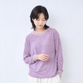 TOKYO BASIC|プレミアムリネン100% リブ使いラグランTシャツ