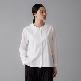 STAMP AND DIARY|プレミアムクロスギザ フラットカラーブラウス