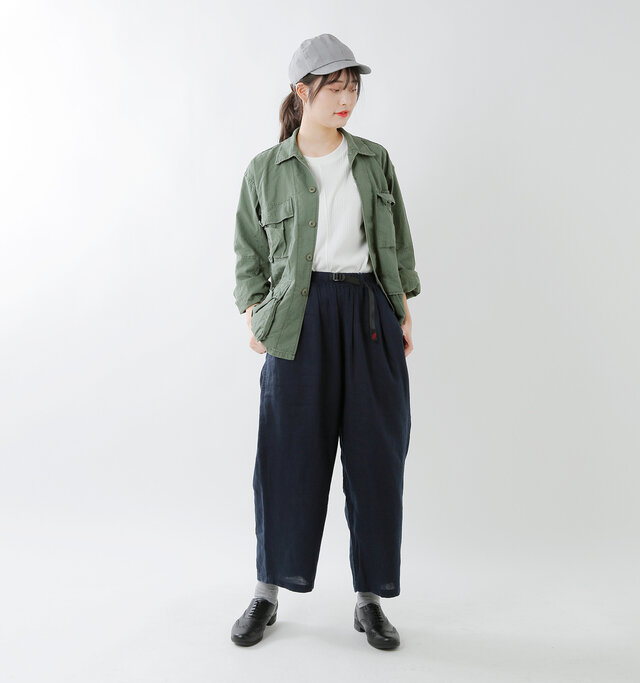 model kanae:167cm / 48kg
color : olive / size : S