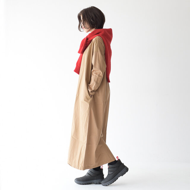 モデル:157cm / 47kg
color : black / size : 5(24.0cm)