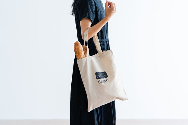 haluta|RUG BRØD(黒パン)トートバッグ