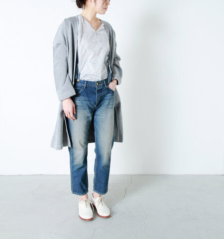 Attick by Johnbull|3/4ストラップワークデニムパンツ v1007-hm