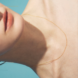 les bon bon|relief necklace ネックレス 10金 チェーン