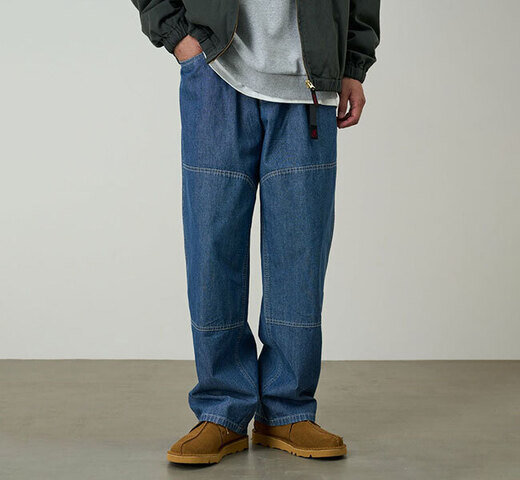 Gramicci|GRAMICCI グラミチ G6SM-P015 ジャパニーズシャンブレーダブルニー JAPANESE CHAMBRAY DOUBLE KNEE