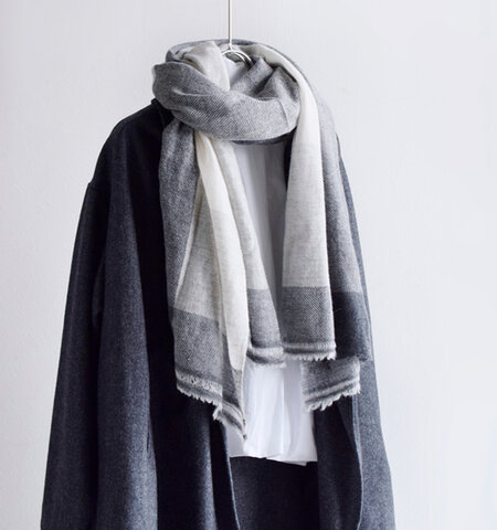 KHATA|カシミヤウールチェックストール 208-checkstole-yh