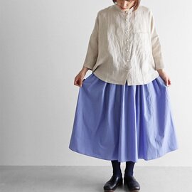 HUIS|タイプライタークロスコットン ロングスカート